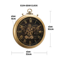 Декоративен стенен часовник Versailles Gear Clock 61x52CM