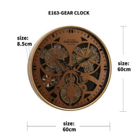 Декоративен индустриален стенен часовник Gear Master Ø60CM