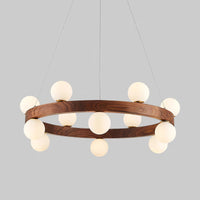 Осветително тяло LED Абажур ZAVI 12xG9 Wood