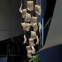 LED осветително тяло Luxury PAPER QUILL GOLD 18 елемента Еквивалент 350W Дистанционно