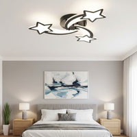 LED осветително тяло Mini STAR BLACK Еквивалент 400W Дистанционно