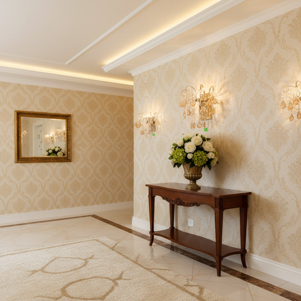 Аплик за стена кристал MONACO Gold