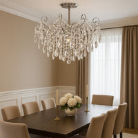 Полилей MONACO Cristal Silver ⌀50cm