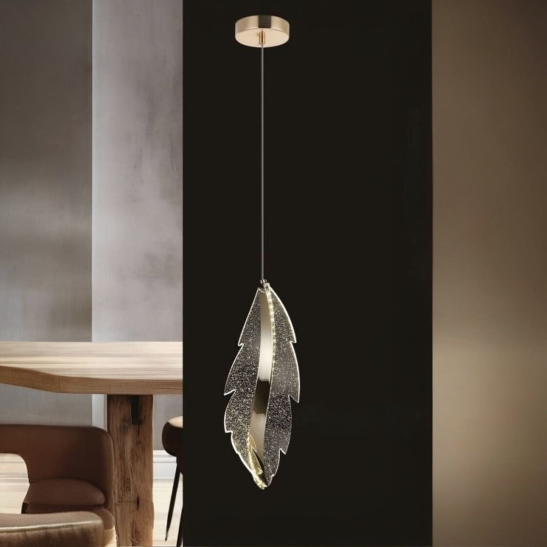 Пендел LED LEAF Premium Gold
