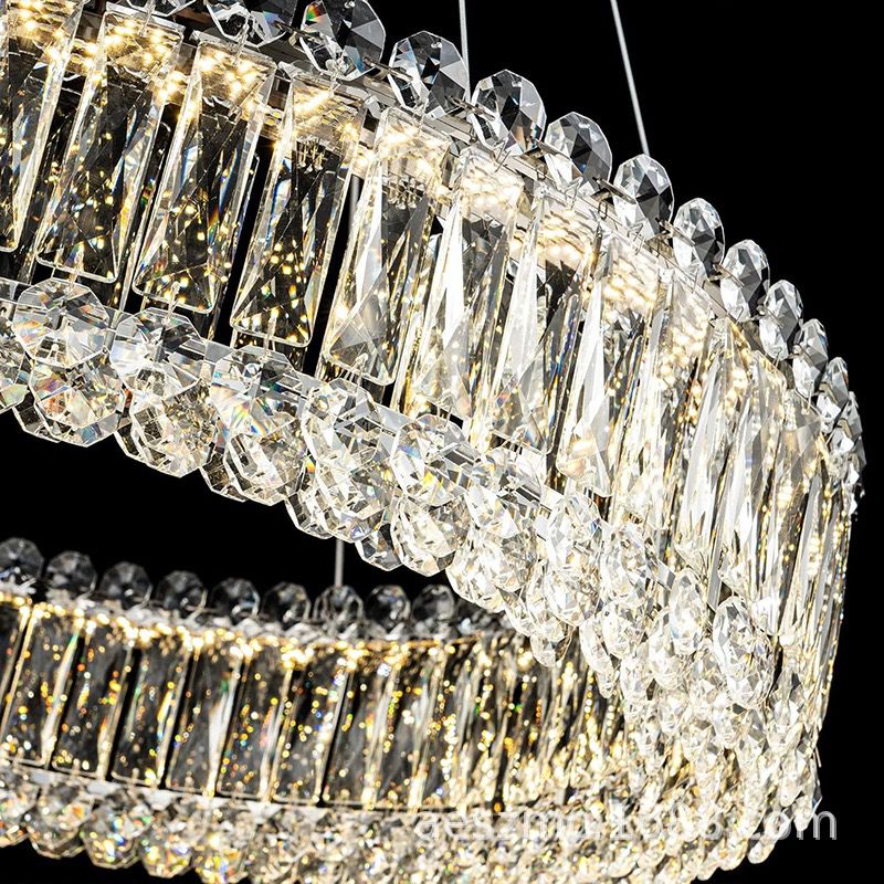 LED осветително тяло висящо ALESSO Cristal Silver еквивалент 400W