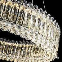 LED осветително тяло висящо ALESSO Cristal Silver еквивалент 400W