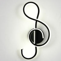 LED аплик BOMA Black еквивалент 200W