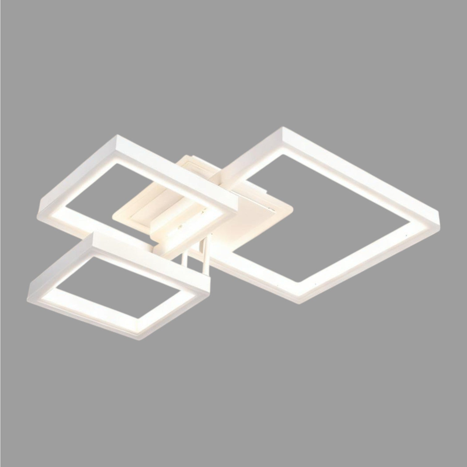 Осветително тяло LED KENO 3 SQUARES White 3 функции Еквивалент 400W Дистанционно