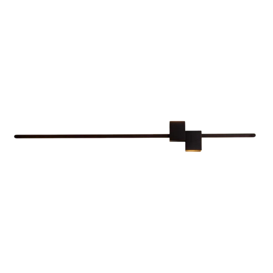 LED аплик MILO LINES 38W черен Еквивалент 300W