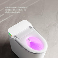 Смарт WC чиния | Bluetooth | UV стерилизация | Амбиентно осветление | Автоматично измиване със сензор