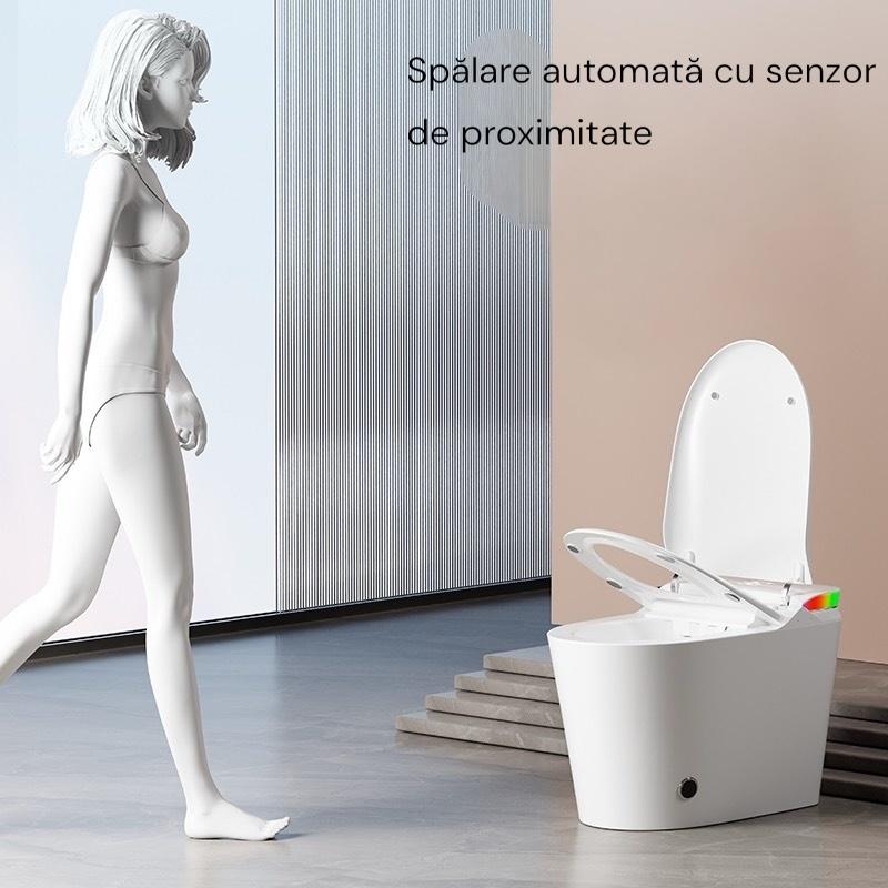 Смарт WC чиния | Bluetooth | UV стерилизация | Амбиентно осветление | Автоматично измиване със сензор