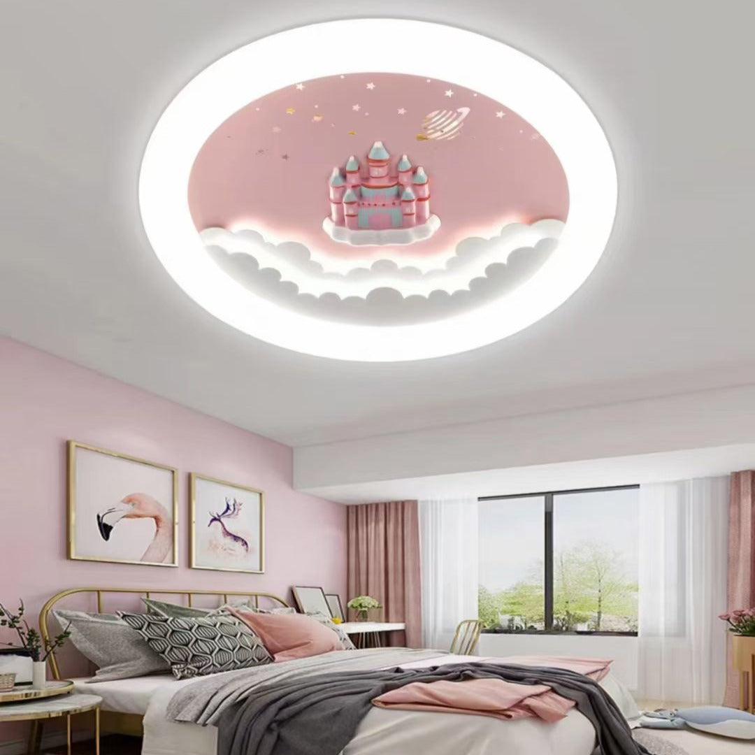 LED осветително тяло Cloudy Castle – еквивалент 550W с дистанционно управление