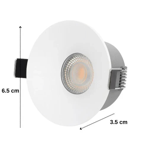 Spot COB LED 7W Rotund Alb / ⌀65mm / Incastrabil / Lumina Neutra SPOT LED INCASTRABIL / 7W / ALB NATURAL led spot light