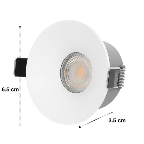 COB LED спот 7W Кръгъл Бял / ⌀65mm / Вграден / Неутрална светлина