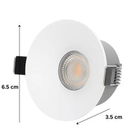 COB LED спот 7W Кръгъл Бял / ⌀65mm / Вграден / Неутрална светлина