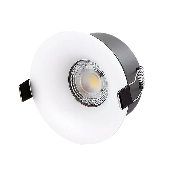 COB LED спот 18W Кръгъл Бял / ⌀95mm / Вграден / Топла светлина