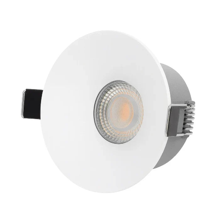 COB LED спот 12W Кръгъл Бял / ⌀78mm / Вграден / Топла светлина