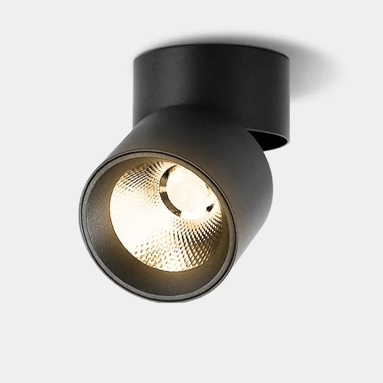 Spot LED Cilindric Aplicat Orientabil Negru 10W Lumina Calda SPOT LED APLICAT / 10W / NEAGRA led ceiling light