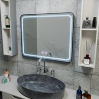 LED огледало 80x60cm с функция против замъгляване и Touch