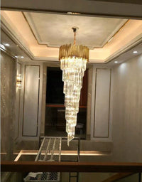 Полилей от кристал GLORY GOLDEN LUXURY 160cm