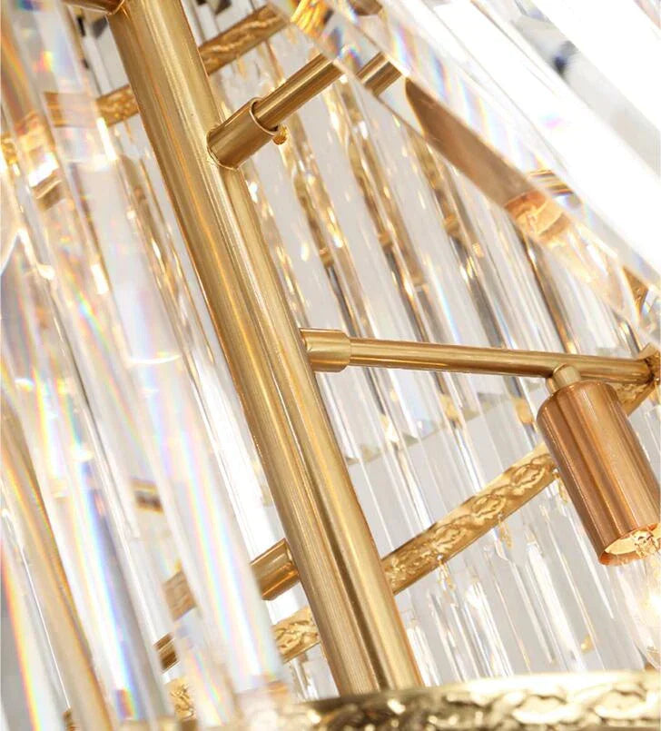 Полилей от кристал GLORY GOLDEN LUXURY 160cm