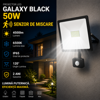 LED прожектор 50W Galaxy SMD със сензор