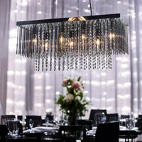 Полилей от кристал Luxury Black Beauty 75x25cm