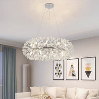 Окачено осветително тяло Crystal Dandelion Silver XXL