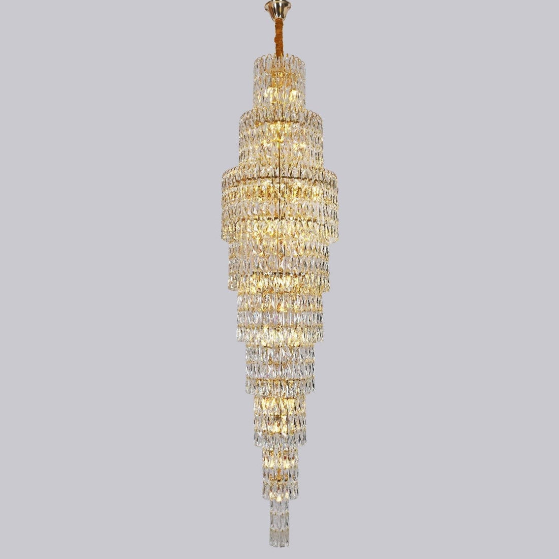 Полилей кристал LUXURY Golden 250cm -P82401