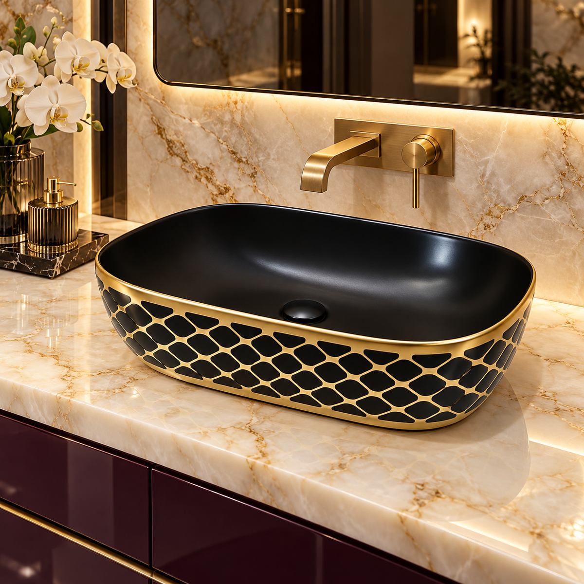 Мивка за плот Luxury Line 50x39.5CM G737