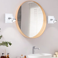 Регулируем аплик тип спот TAMARA 1 IP44 White & Silver 12CM Eglo