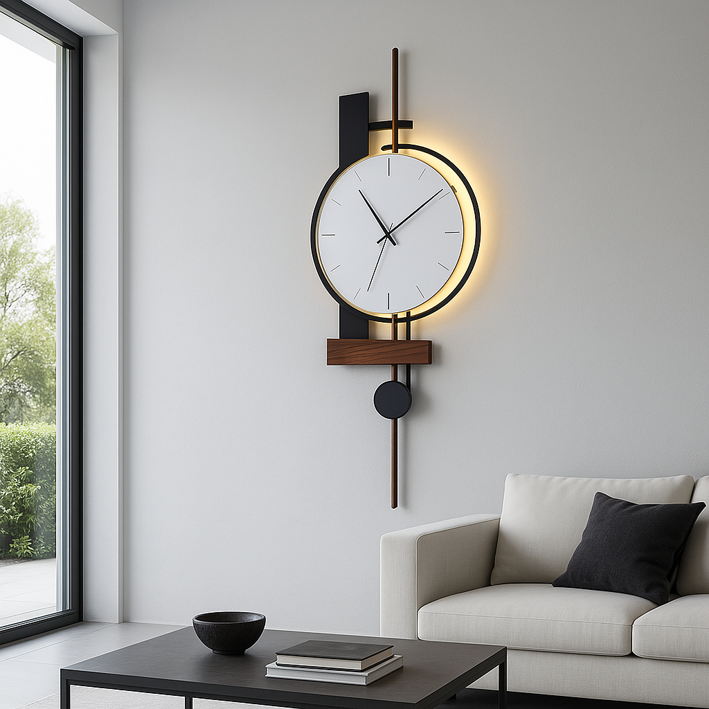 LED аплик с часовник Chronos Point AL260-1