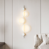 LED аплик 40W TRIPLE ROUND WHITE 3 функции