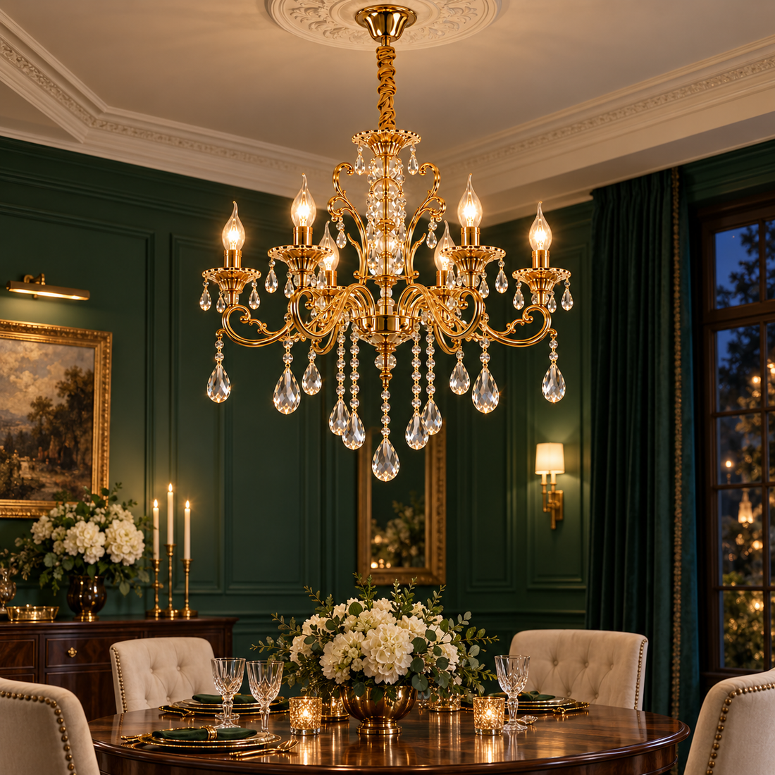 Кристален неокласически полилей Gold Elegance