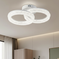 LED осветително тяло MATEO 2 Circle White еквивалент 300W с дистанционно