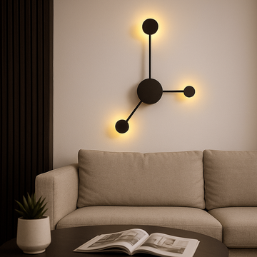 LED аплик 24W Modern Style-3 черен