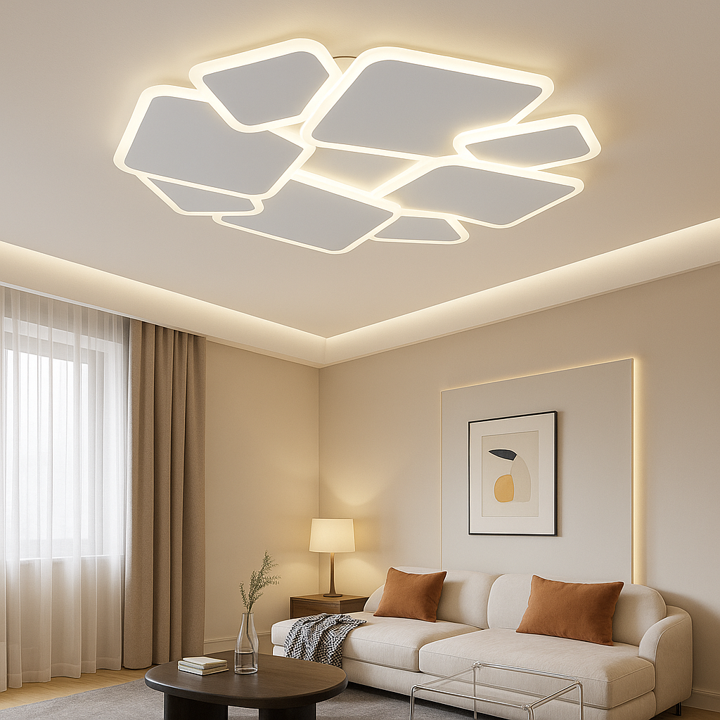 LED осветително тяло VERRA Squares 3 функции Еквивалент 650W Дистанционно