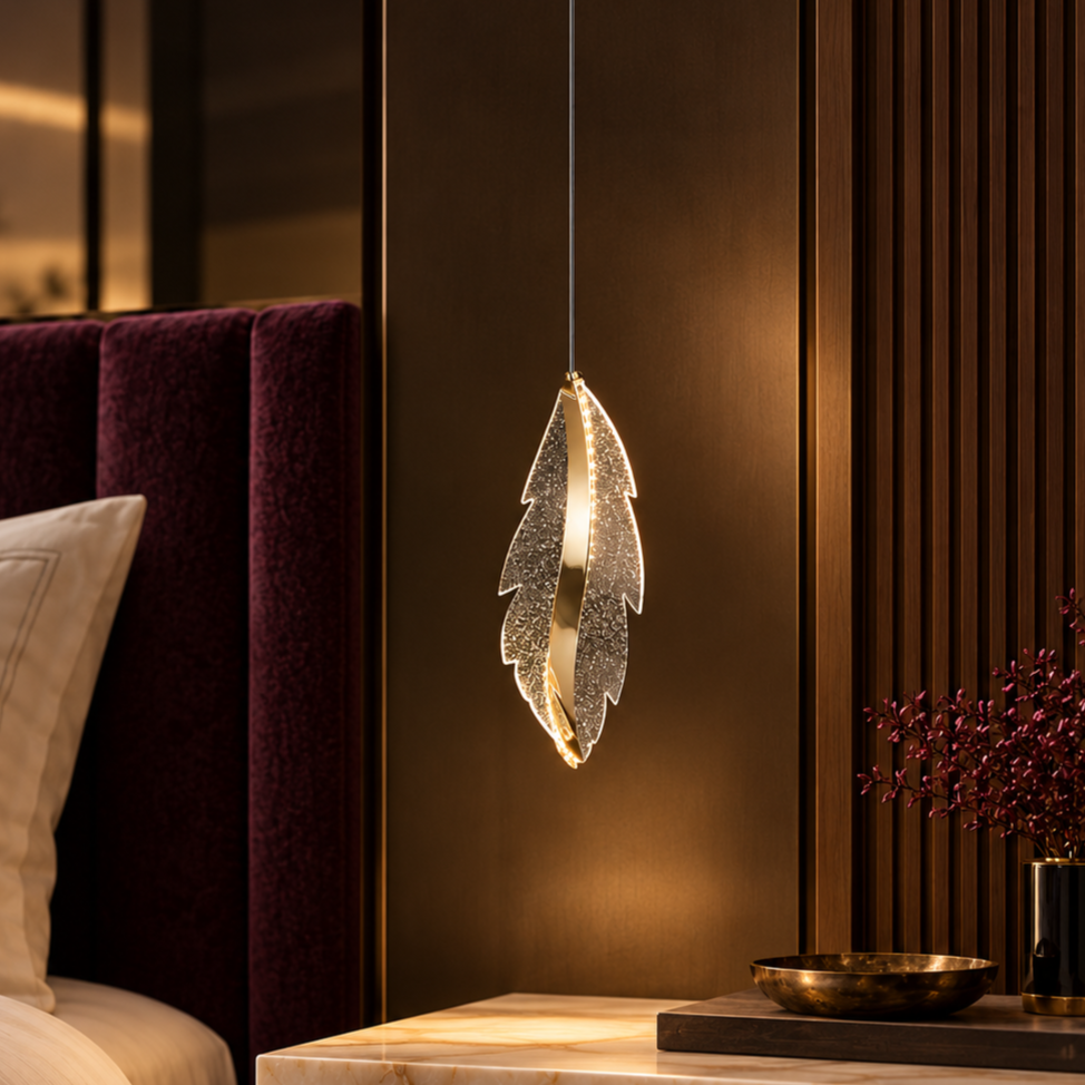 Пендел LED LEAF Premium Gold