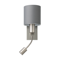 Aplica 1x40W + 1x3,8W PASTERI EGLO 96481 APLICA / ARGINTIE led ceiling light