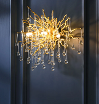 Аплик за стена Cristal Luxury Golden Tears