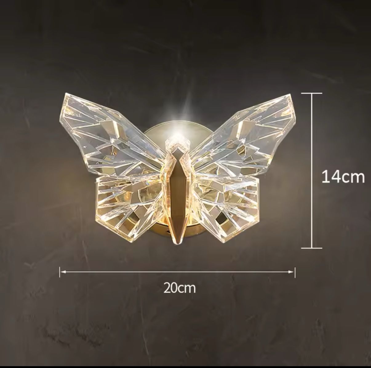 Пендел LED Gold Butterfly 12W