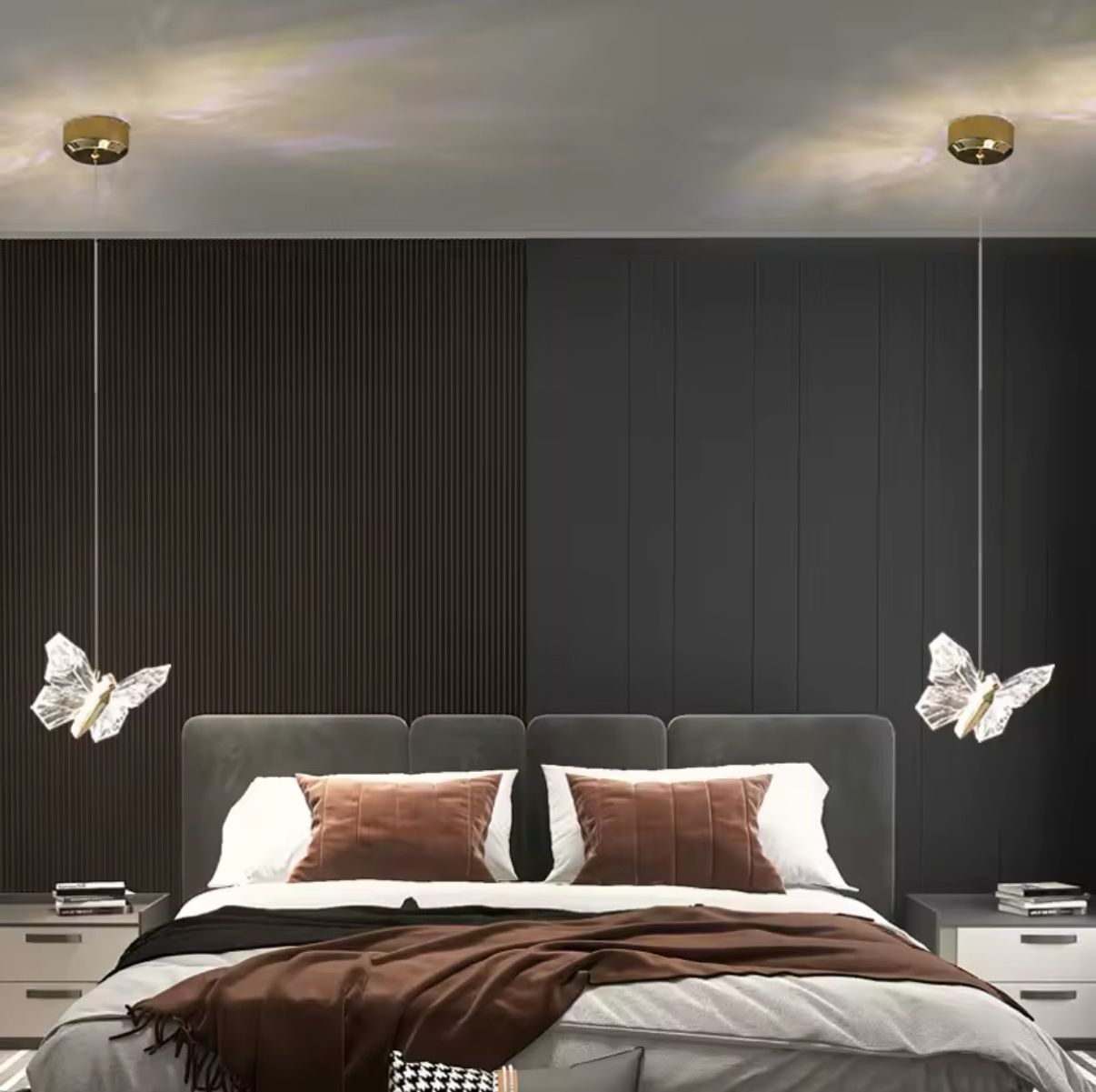 Пендел LED Gold Butterfly 12W