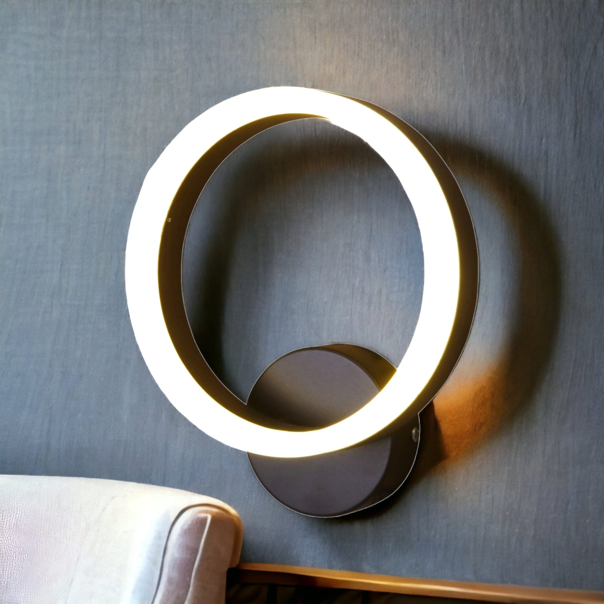 LED аплик Premium Circle Black Design 5208