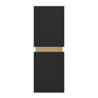 Aplica LED 2X2,8W PASSA EGLO NEGRU + AURIU 95373 NEGRU + AURIU / APLICA PERETE / MINIMALIST DESIGN Wall Light Fixtures