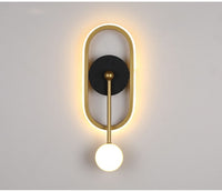 LED аплик 32W Nordic Style овална