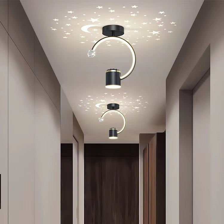 LED аплик 28W New Design прожекция на звездички върху тавана