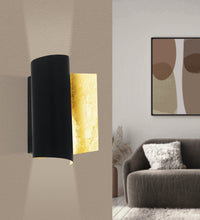 LED аплик FALICETTO черен+златен