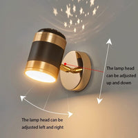 LED аплик 7W Ориентируем Проекция Звездички 9213