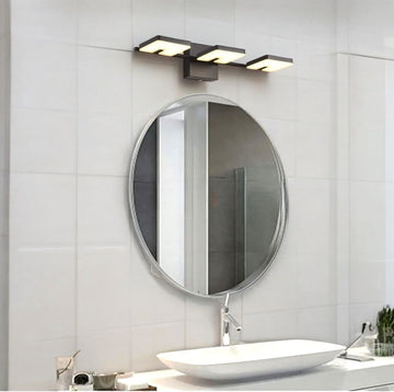LED аплик за баня 30W 52cm черна, регулируем Black Squares