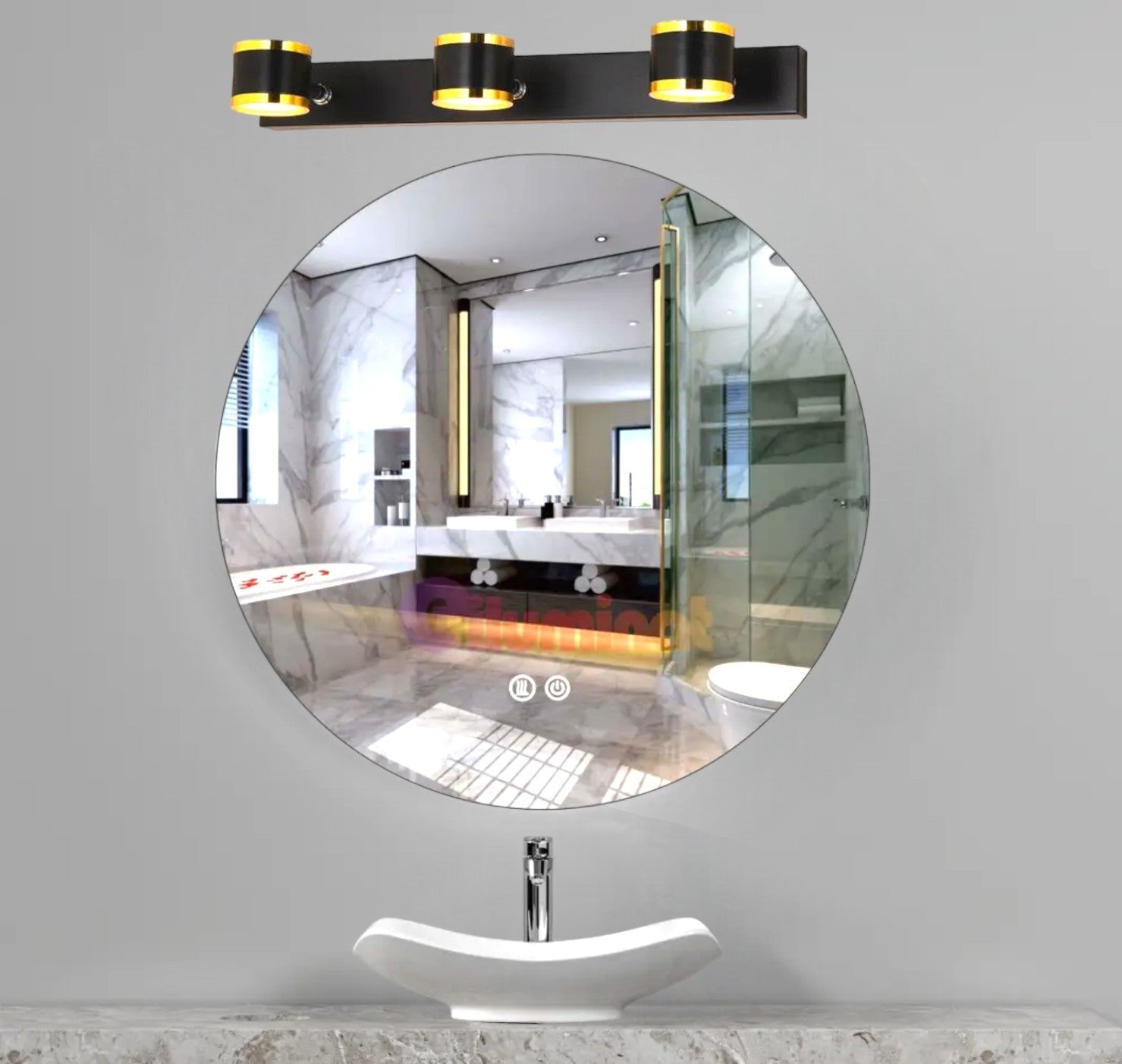LED аплик за баня 36W 46cm Cassia еквивалент 200W